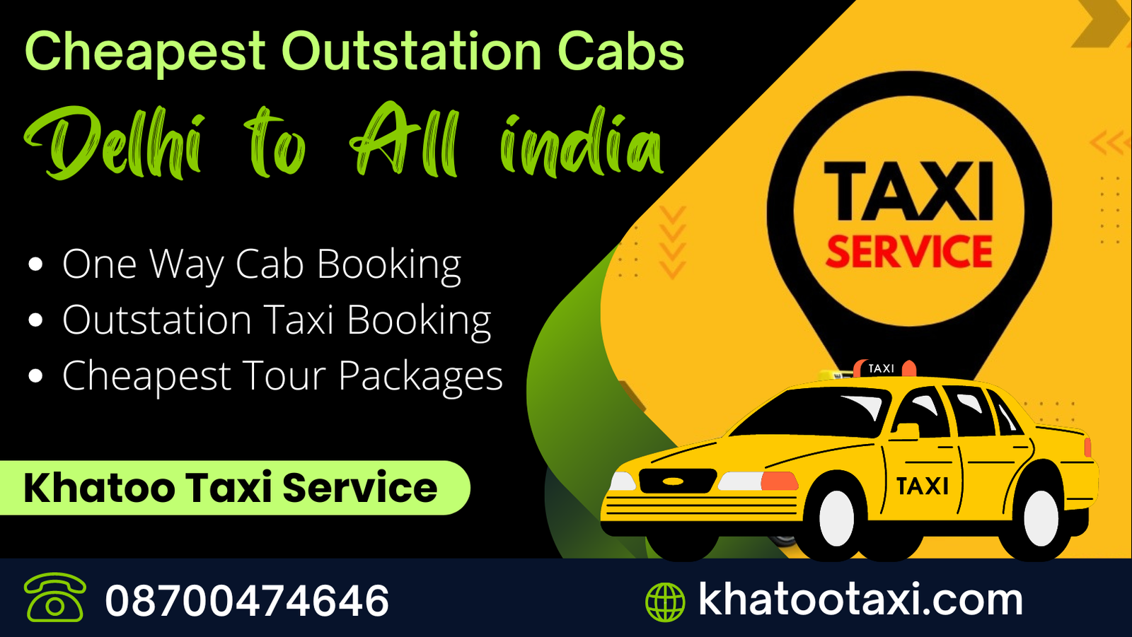 Taxi Service: Outstation Cab Booking in Airport Taxi